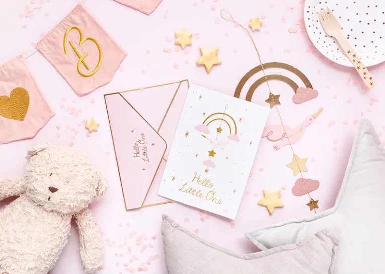 Ευχετήρια κάρτα γέννησης με κρεμαστό διακοσμητικό πελαργό 3 Ευχετήρια κάρτα γέννησης με κρεμαστό διακοσμητικό πελαργό - Image 3