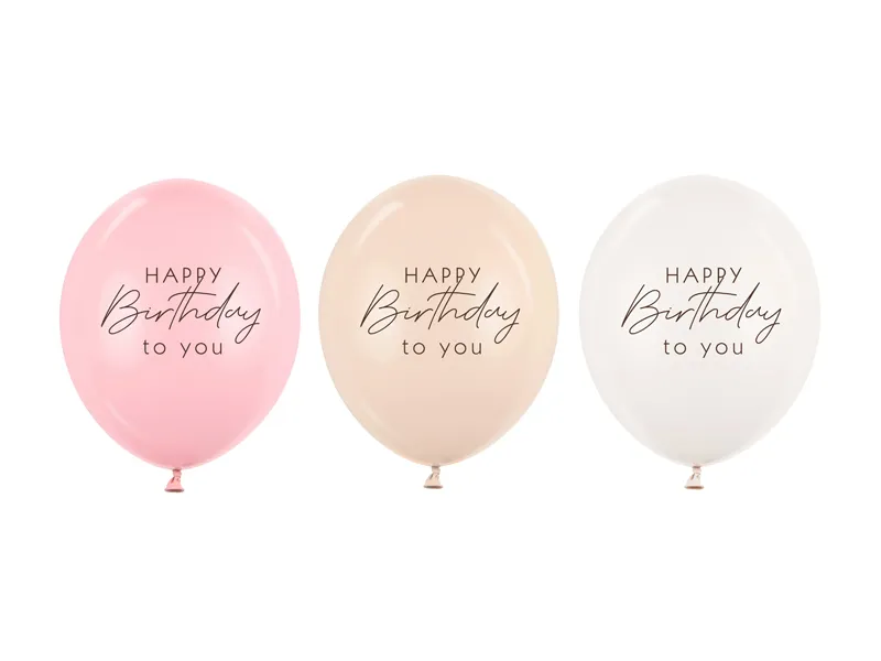 Μπαλόνι με εκτύπωση "Happy Birthday" σε παστέλ αποχρώσεις 2 Μπαλόνι με εκτύπωση "Happy Birthday" σε παστέλ αποχρώσεις - Image 2